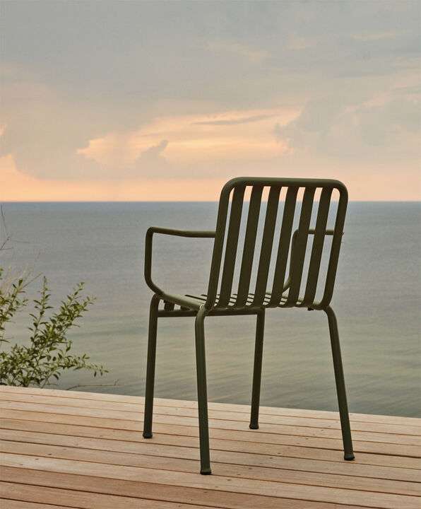 Palissade Armchair-Olive powder coa