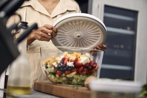 Fresh & Save BOWLS Vakuumskål L / 26 cm, Glas, Gennemsigtig