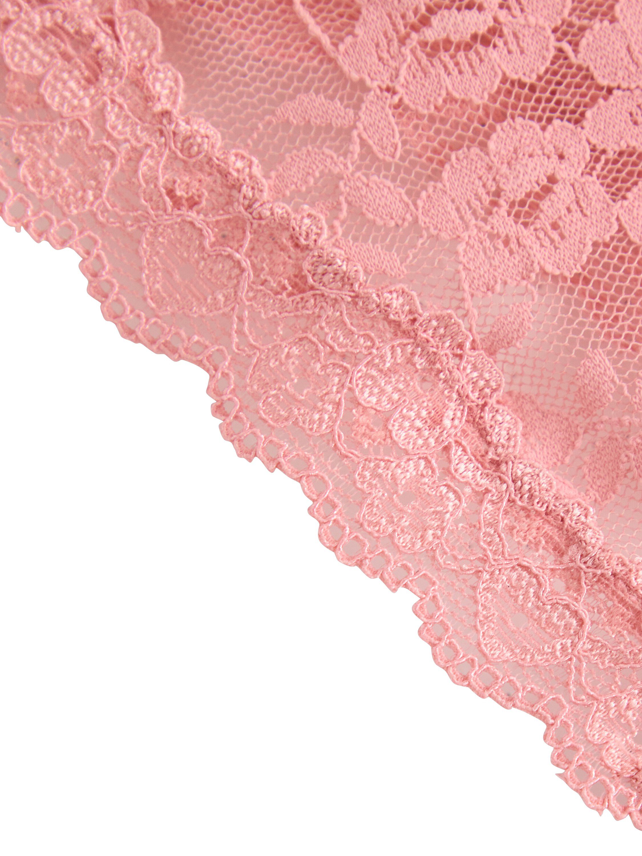 Stringtrosor i spets med en liten s