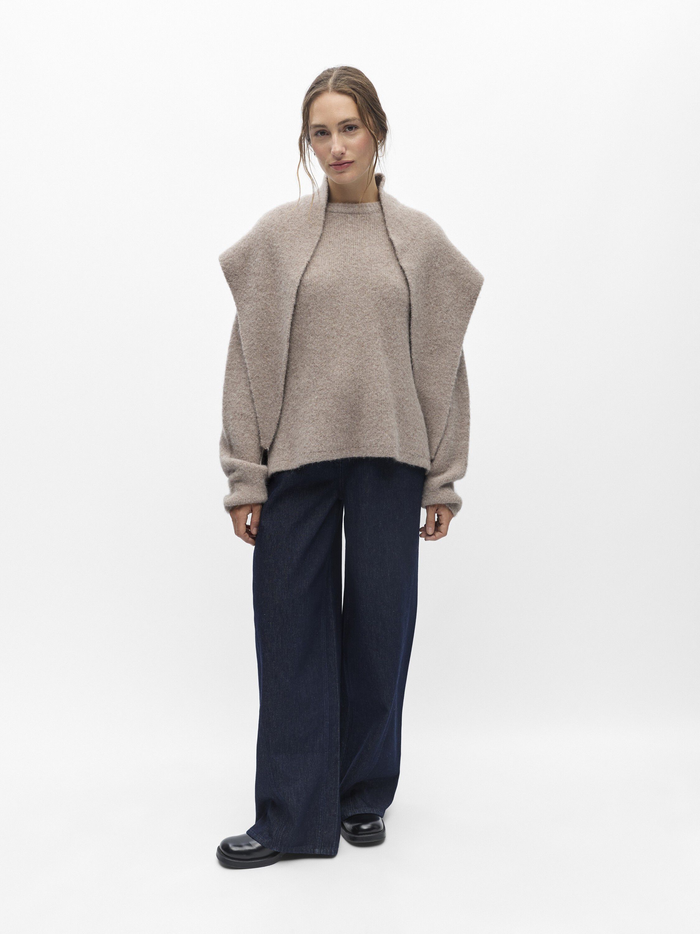 Objasta L/S Lo Scarf Pullover E Div