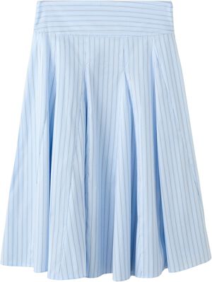 Striped midi skirt