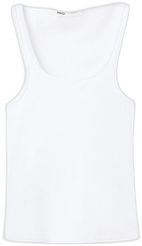 Ribbed semi-transparent top