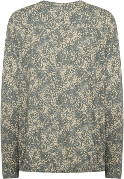 SC-FELICITY AOP 491 Bluse Lysegr&oslash;n