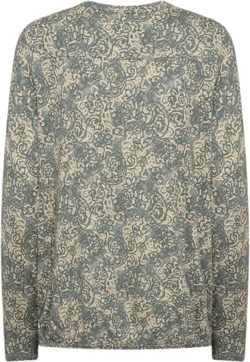 SC-FELICITY AOP 491 Bluse Lysegrøn