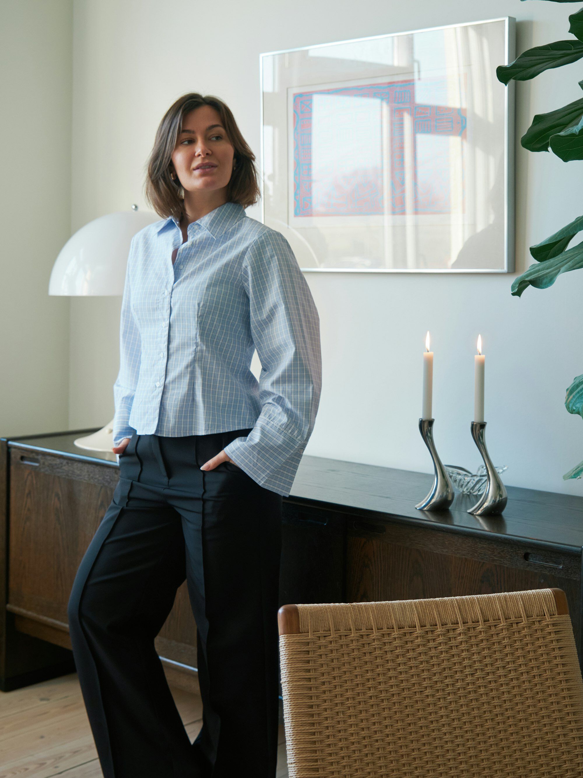 Rosa Light Check Shirt