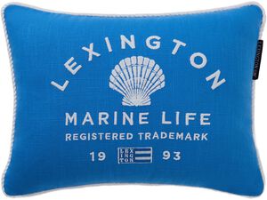 Pude med tryk Marine Life i �kologisk bomuld