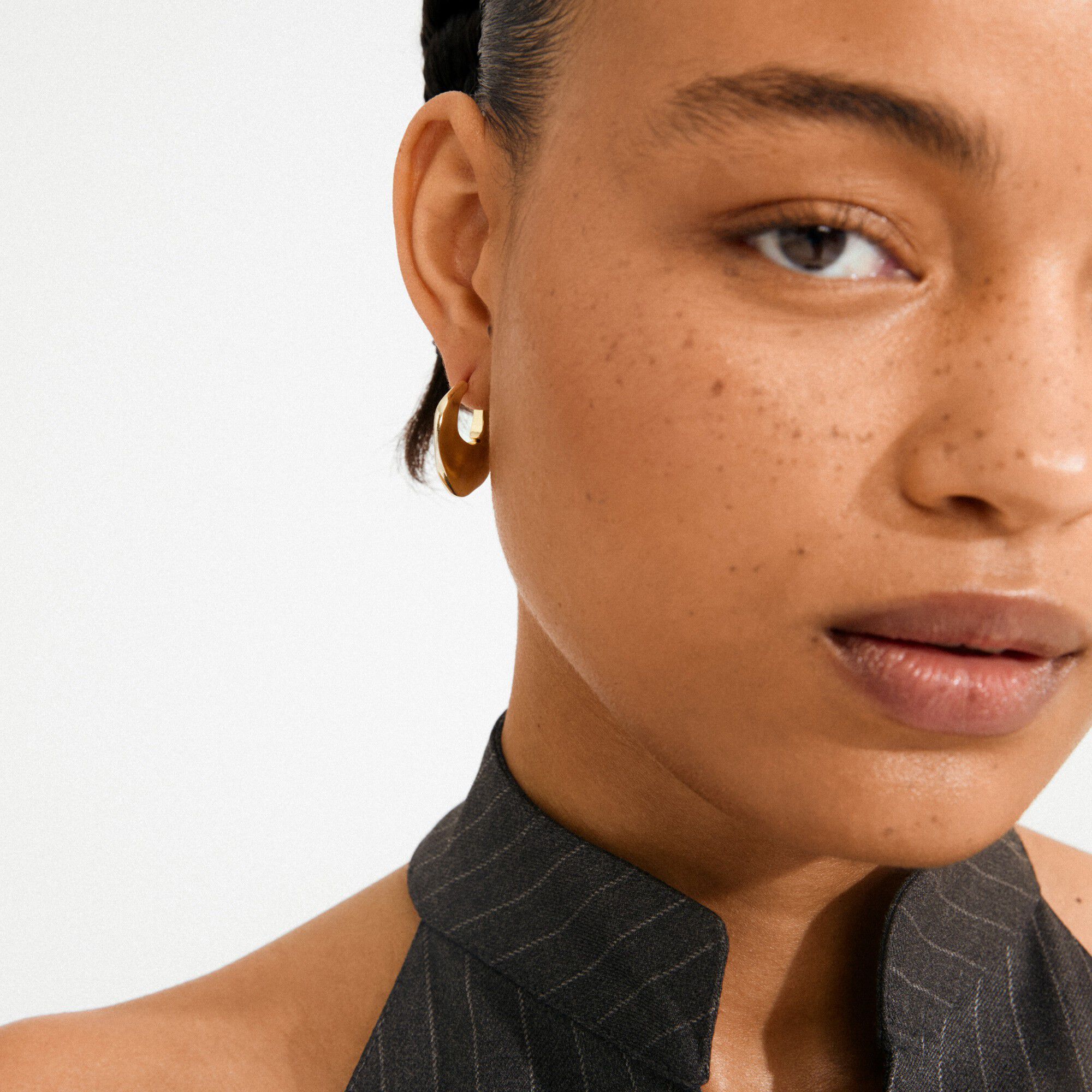 SENSE hoop &oslash;reringe guldbelagt