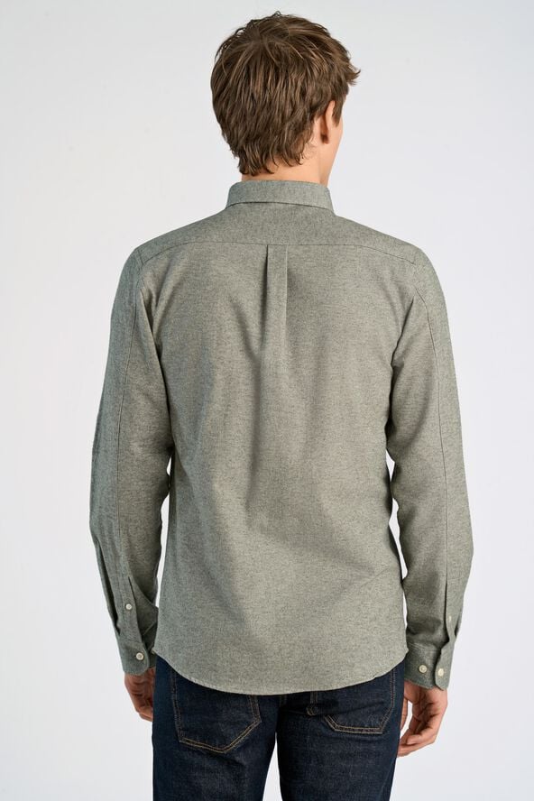 Brushed twill shirt L/S
