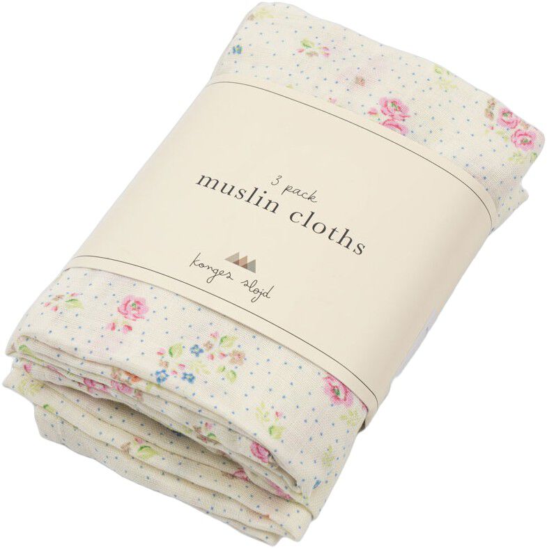 3 PACK MUSLIN CLOTH GOTS