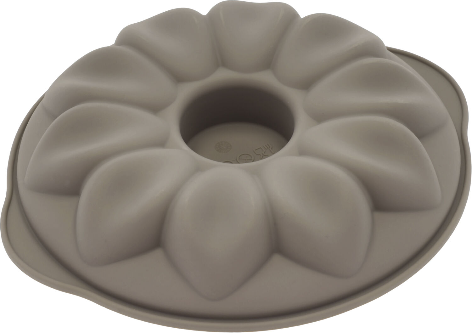 Mousseform Blomst Dia. 20 x 3,8 cm Latte Silikone