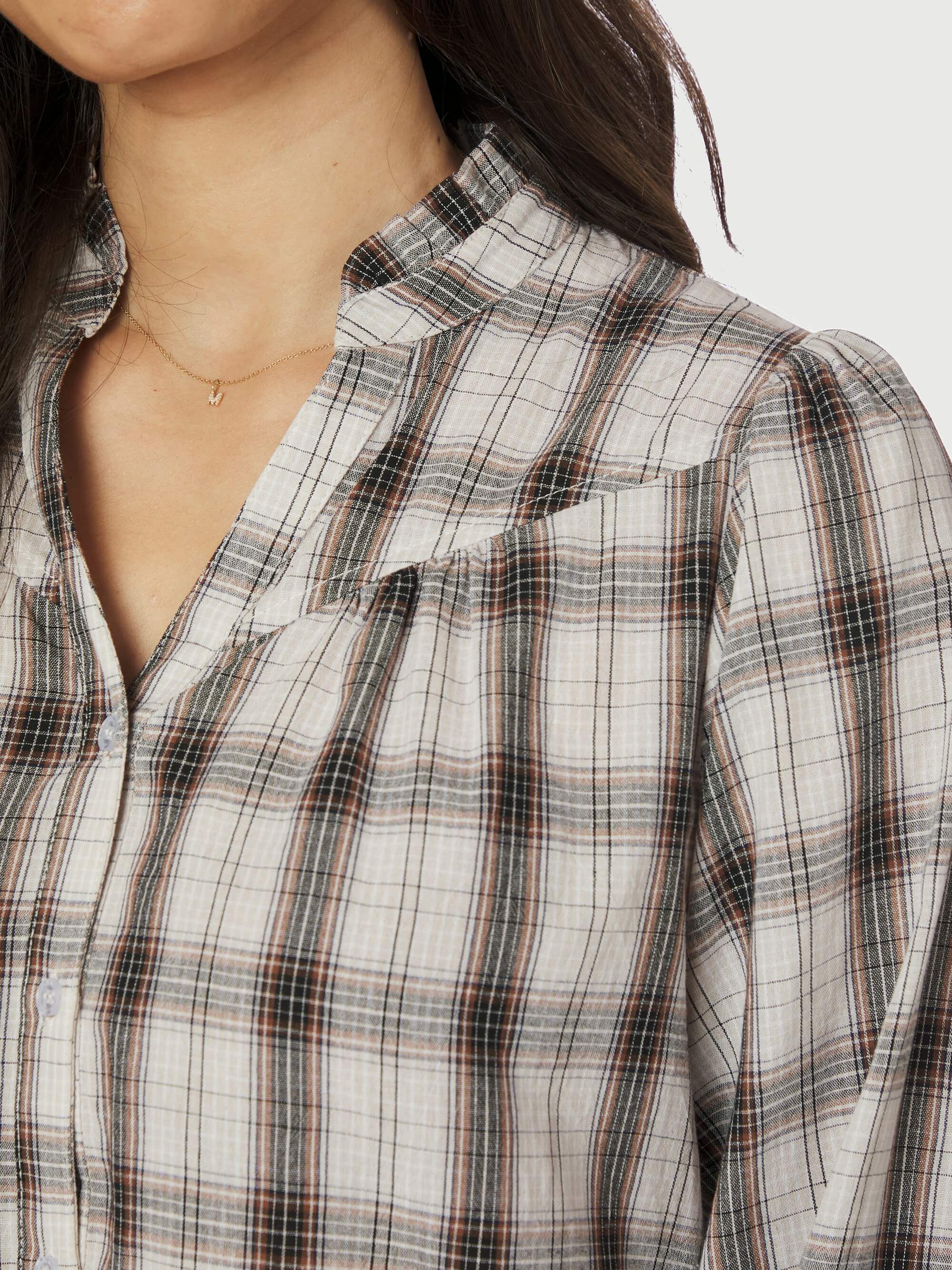 Camisa Big Check Blouse