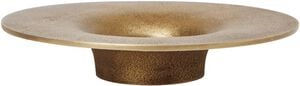 Soothe Block Candle Holder - Brass