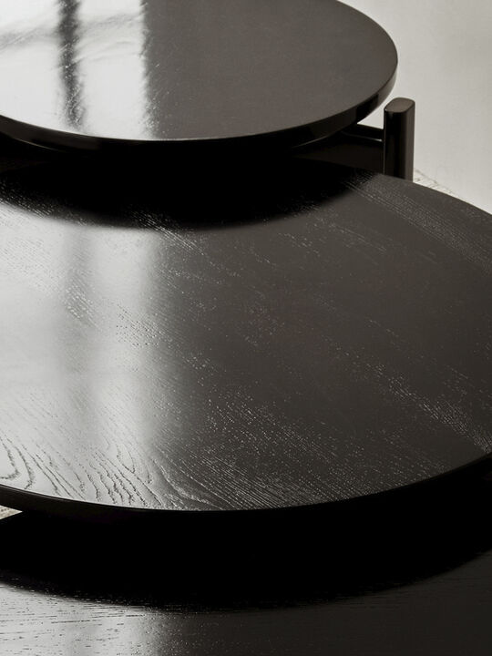 Passage Lounge Table, Ø70, Dark Lac