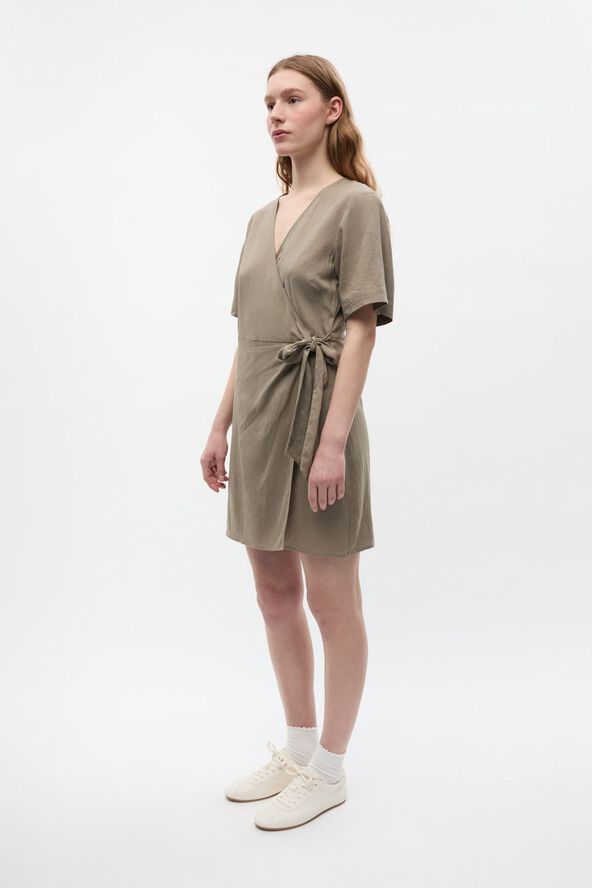 ENMARTINA SS WRAP DRESS 7244