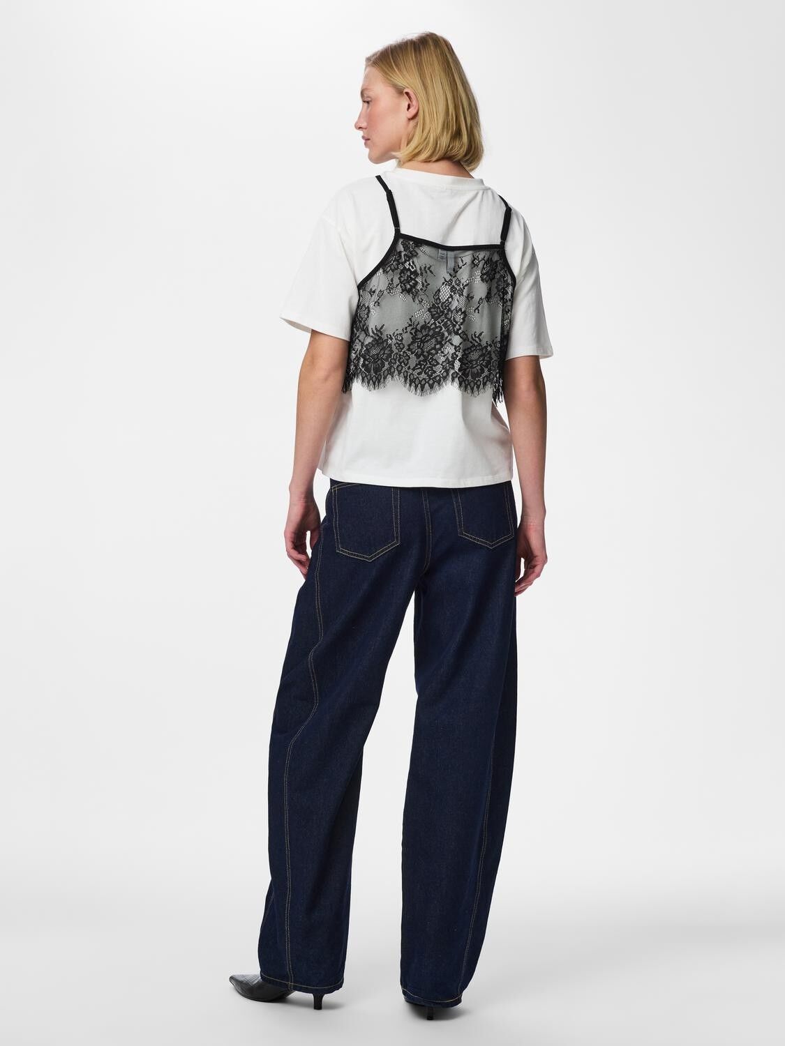 PCFNUG LS LACE SINGLET LAYER TEE JR