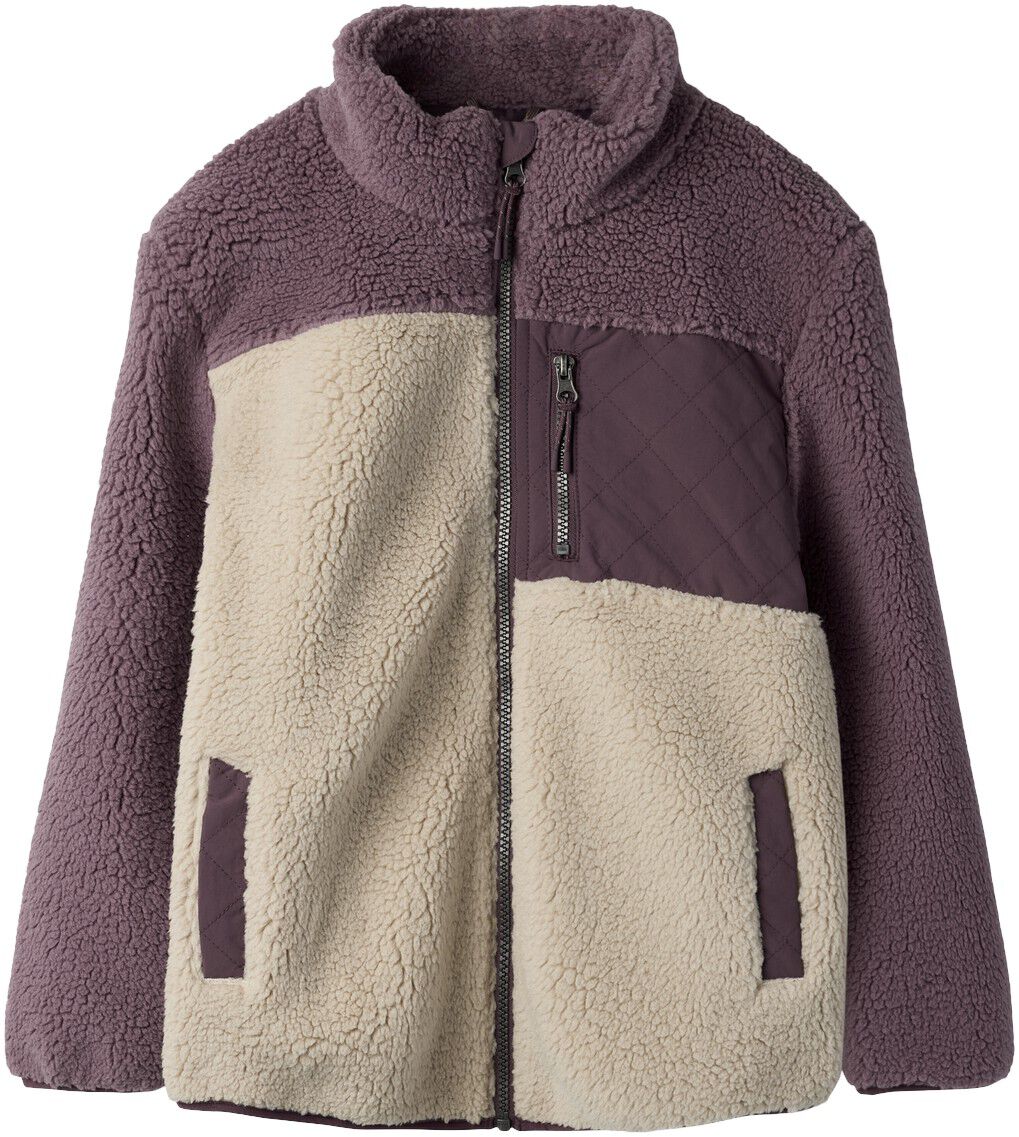 NKFMONICA TEDDY JACKET BLOCK