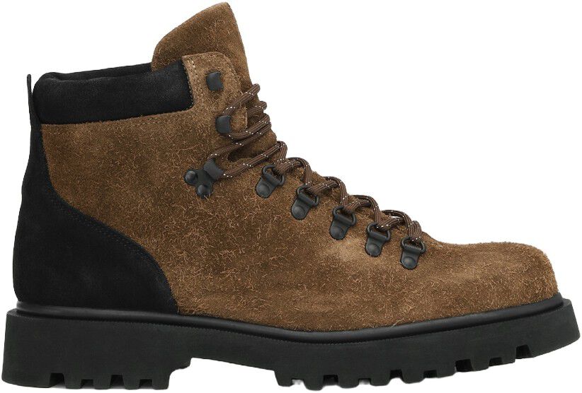 Hairy Suede Hiking Boot
