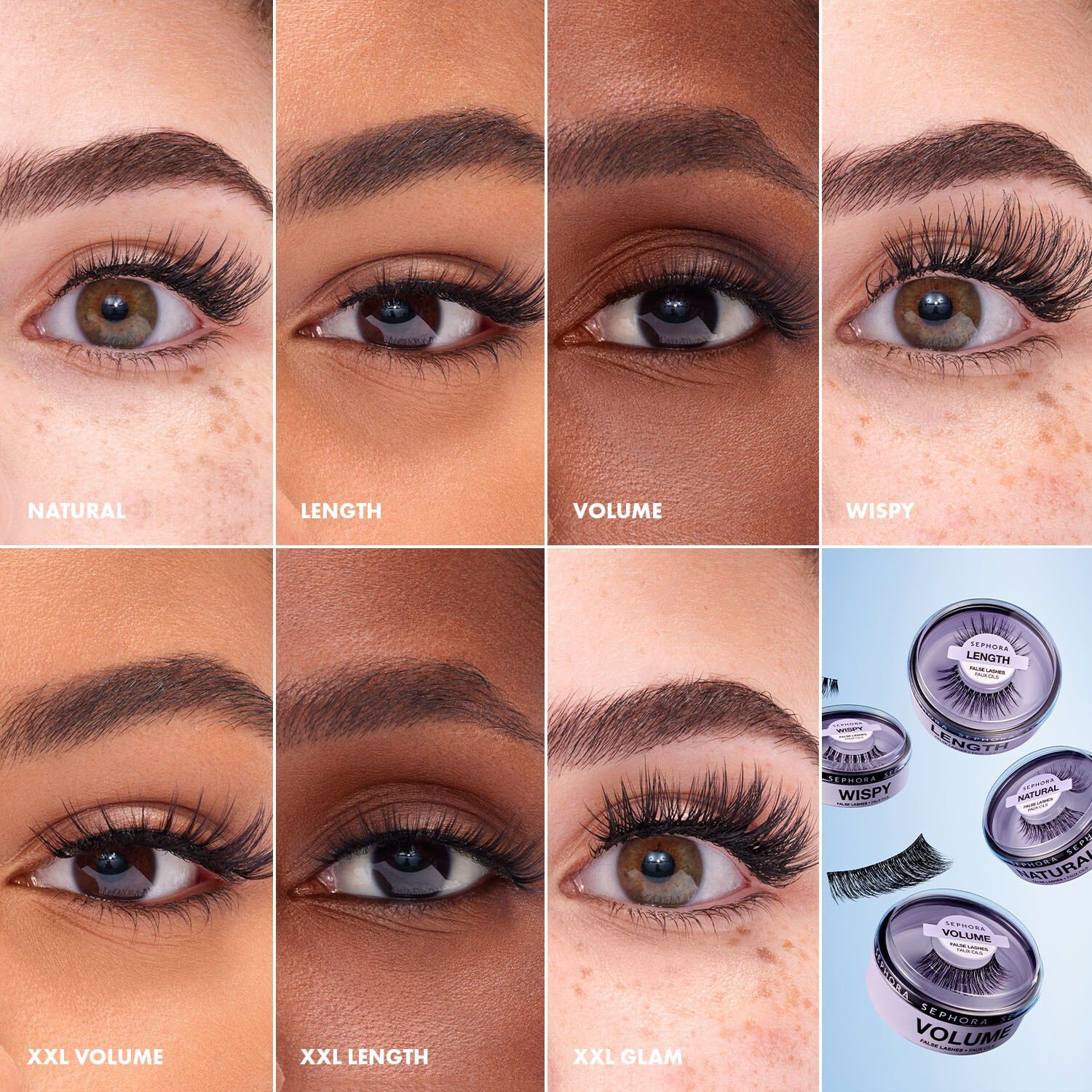 Essential False Lashes - Genanvendelige Essentielle Kunstige &Oslash;jenvippe