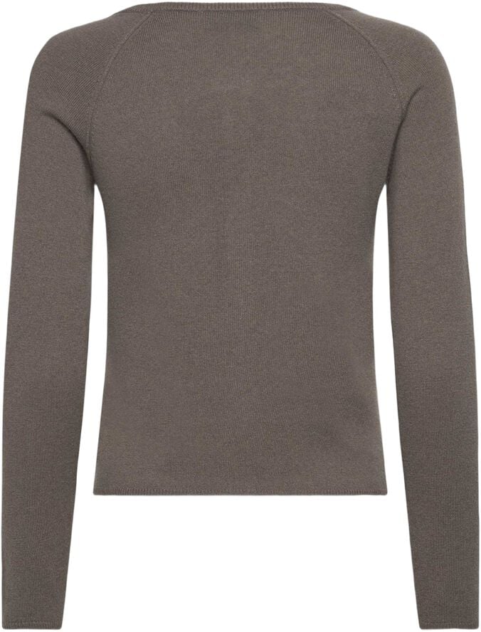 RWLaica Cashmere LS O-neck Raglan Cardigan