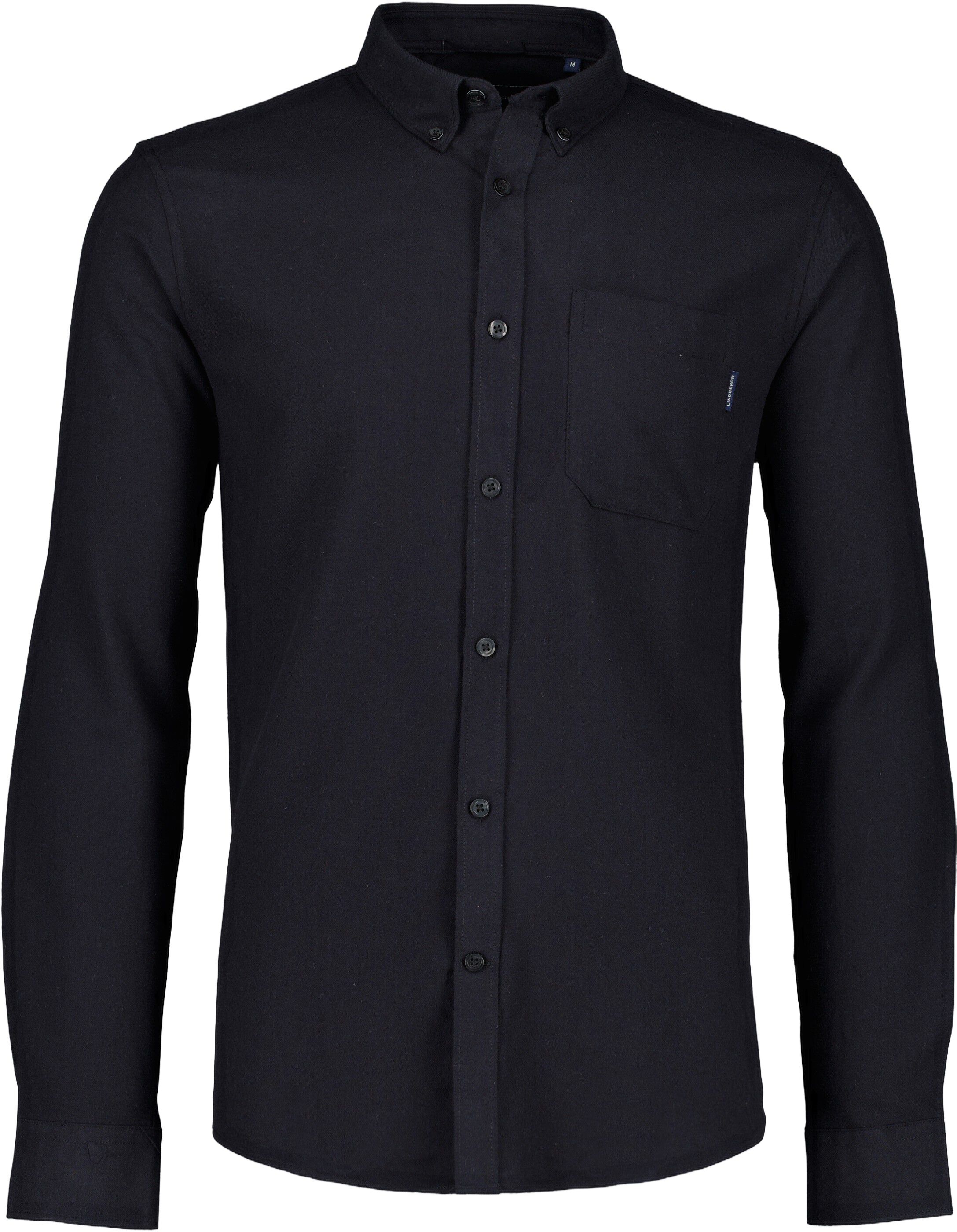 M&eacute;lange brushed shirt L/S