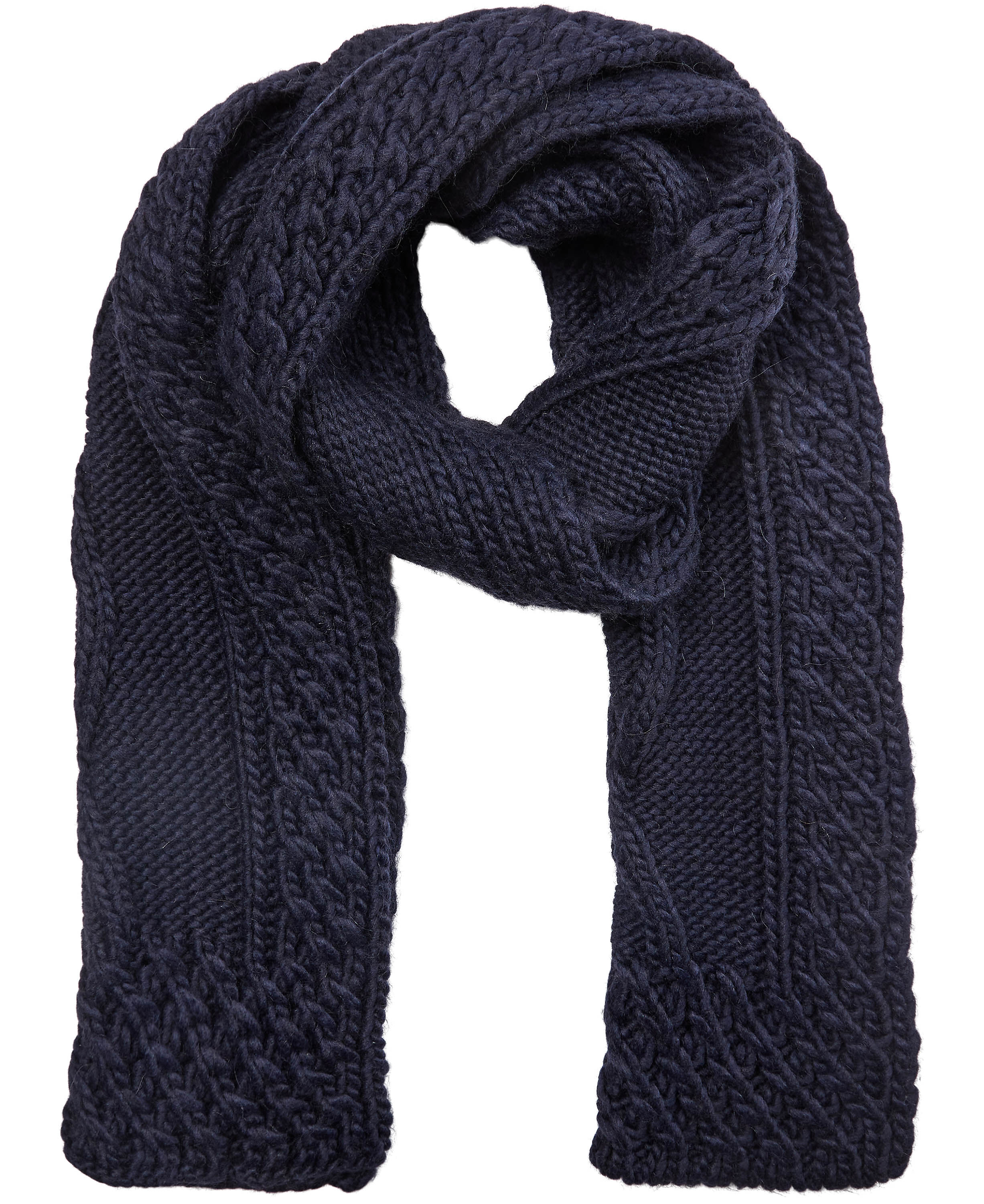 Knitted Scarf 160x25 - Anthra C675