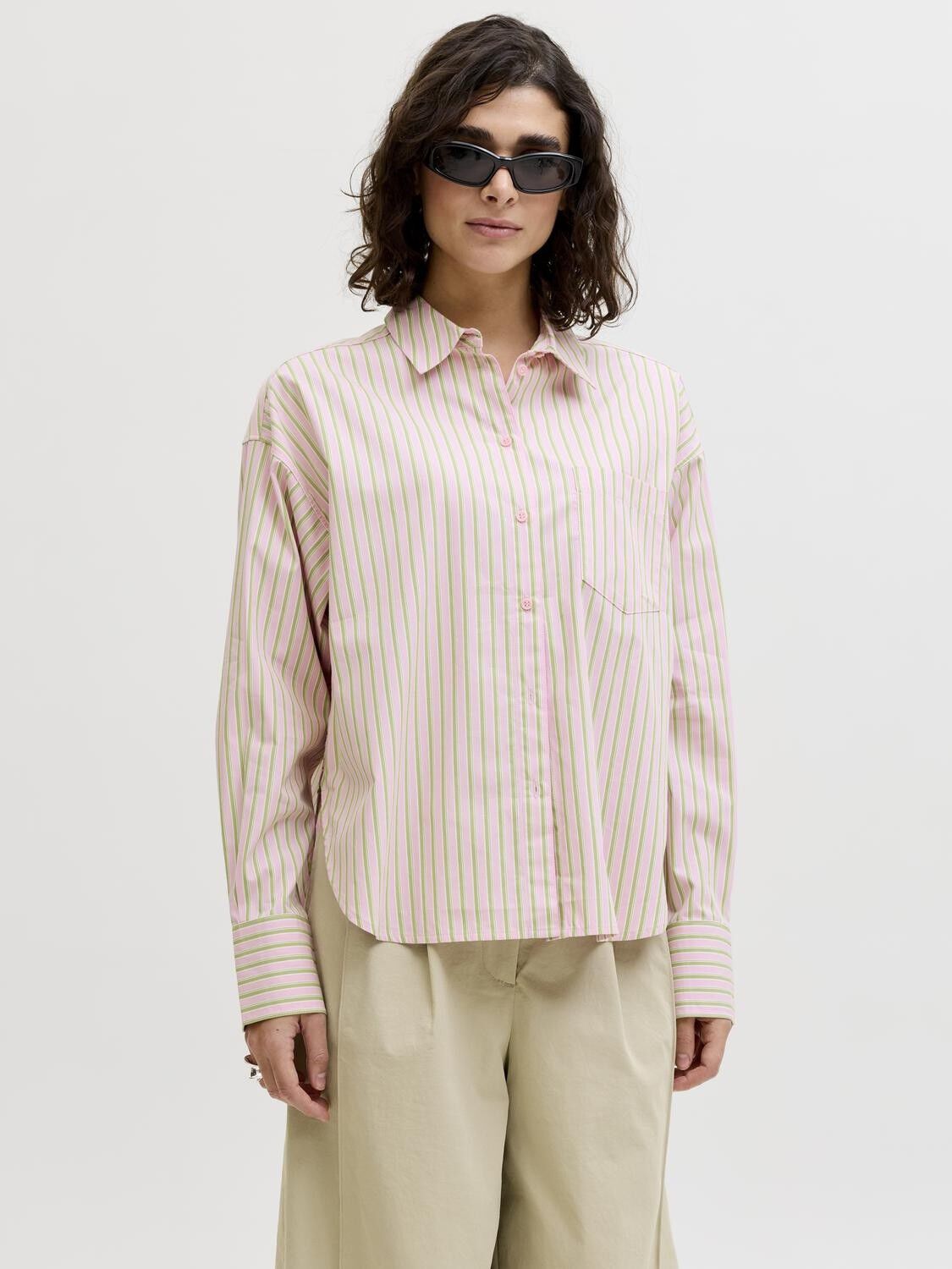 JXJAMIE LS RELAXED POPLIN SHIRT WVN