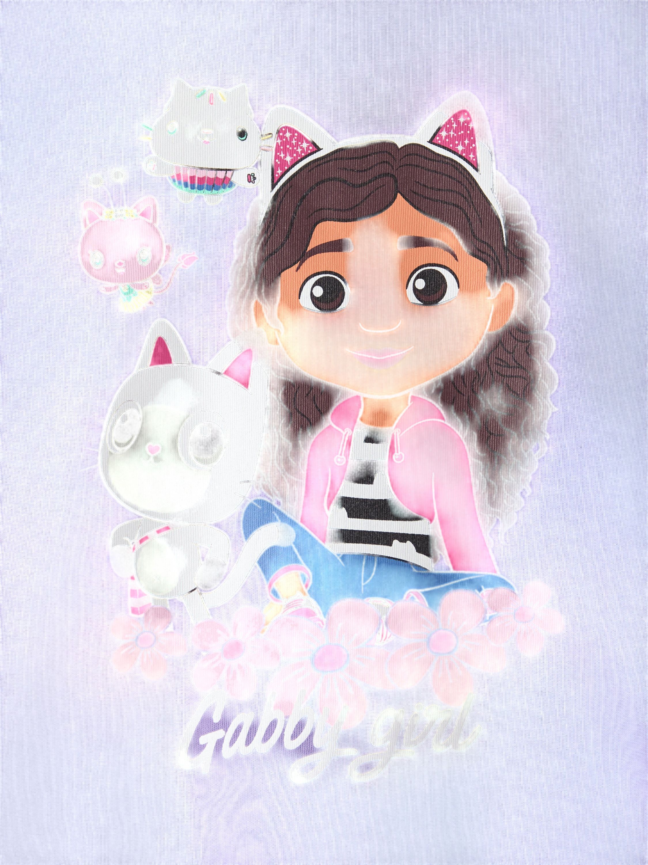 Lang&aelig;rmet top i bl&oslash;d bomuld med s