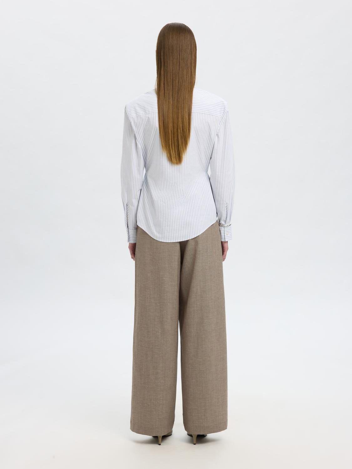 SLFNICOLINA SLIM LS SHIRT B