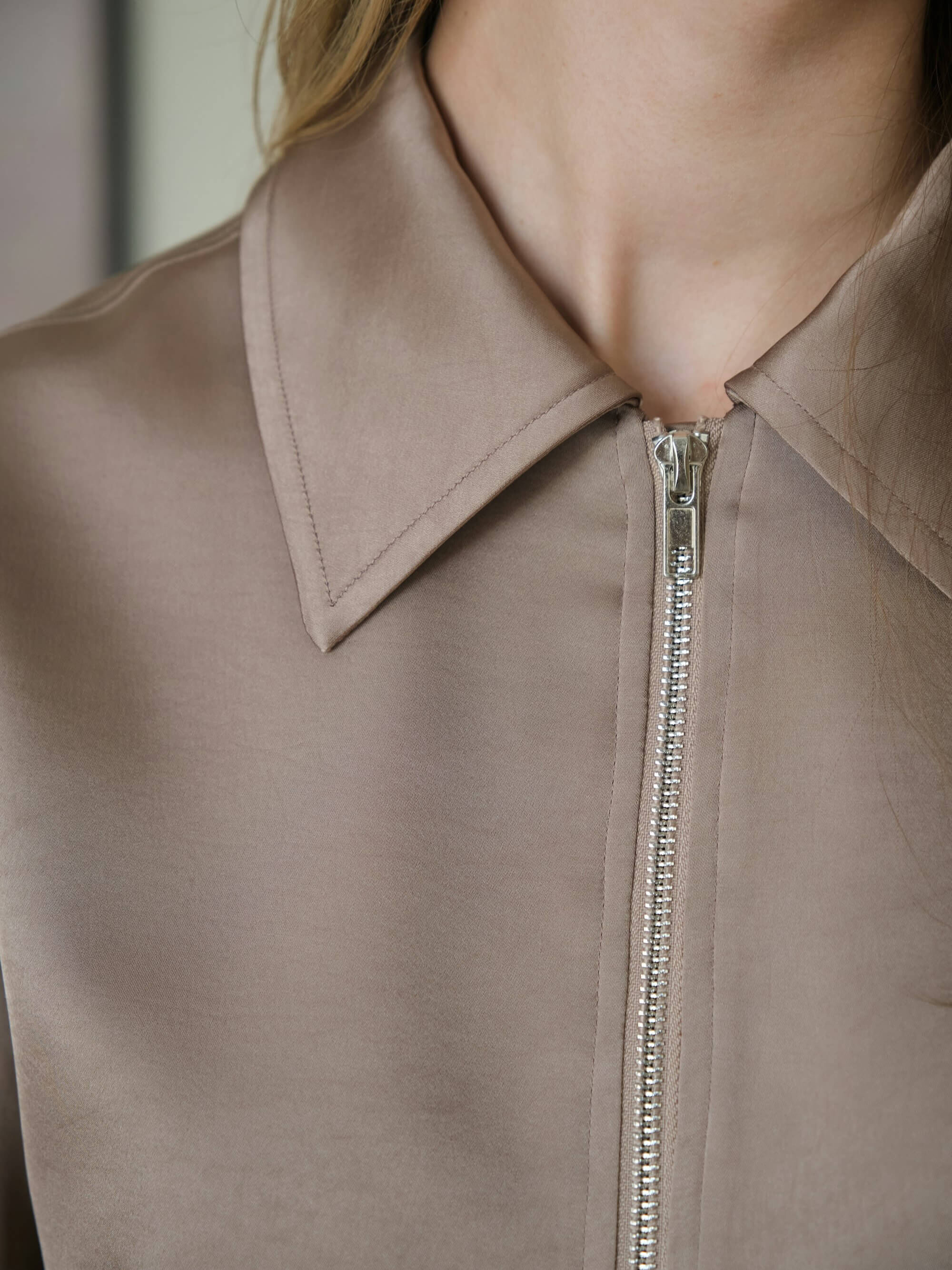 Denielle Heavy Sateen Jacket