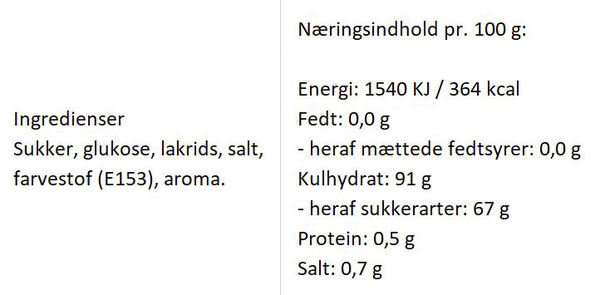 Fyldte bolcher med smag af sød lakrids