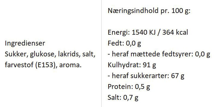 Fyldte bolcher med smag af sød lakrids