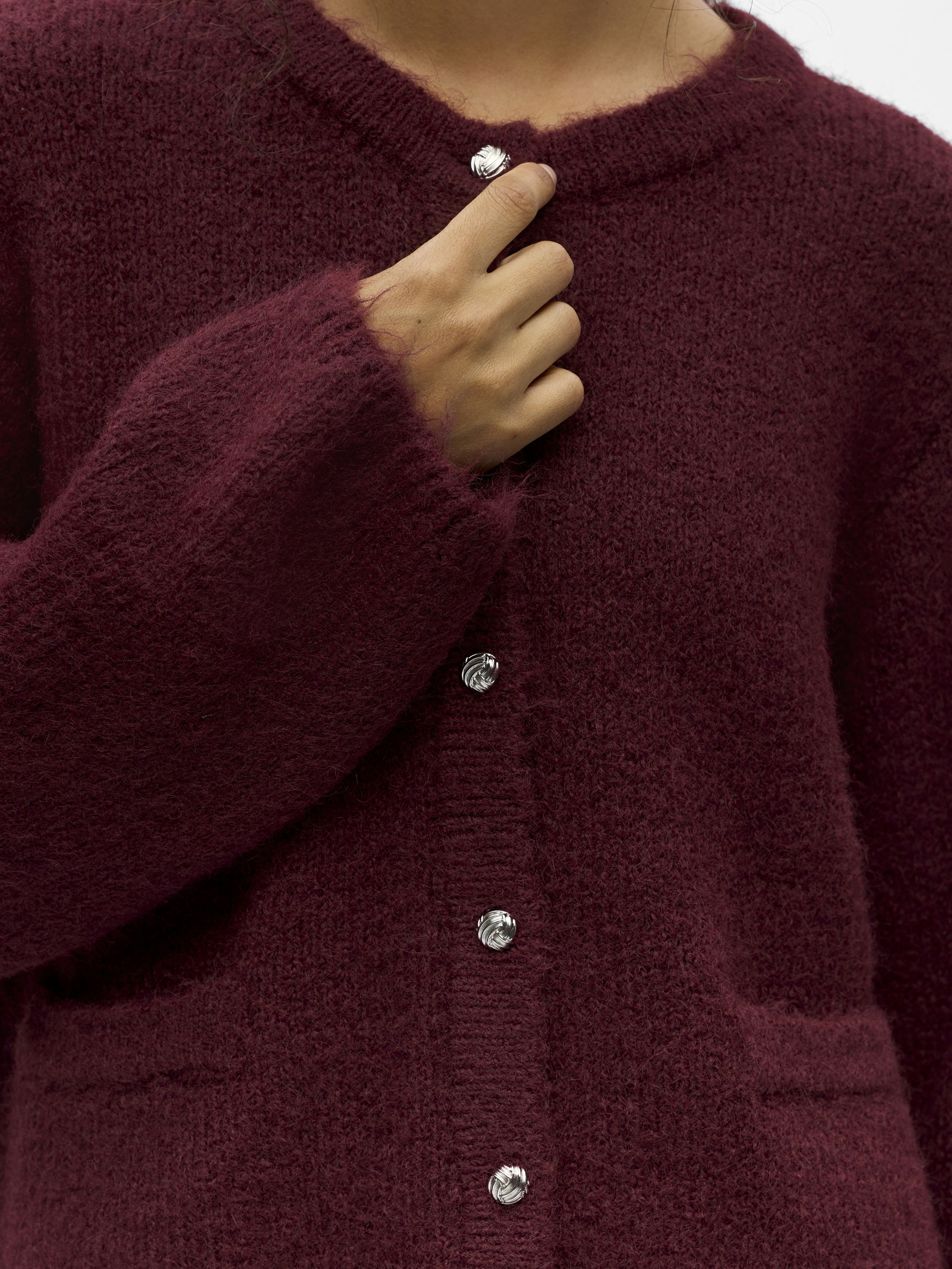 Objsaggia Re L/S Knit Cardigan Noos