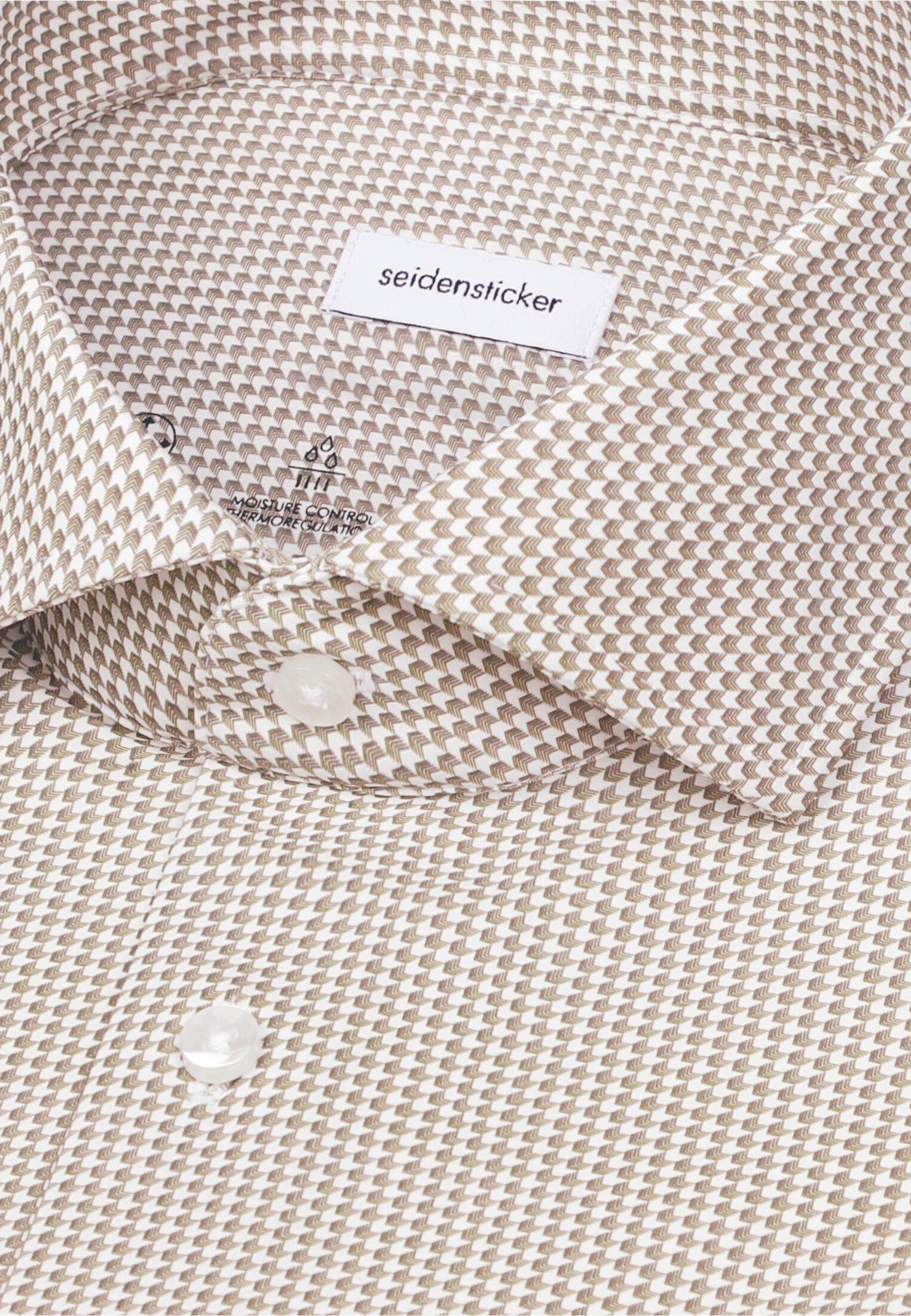 Performance shirt Slim 1/1 Kent-Collar Print