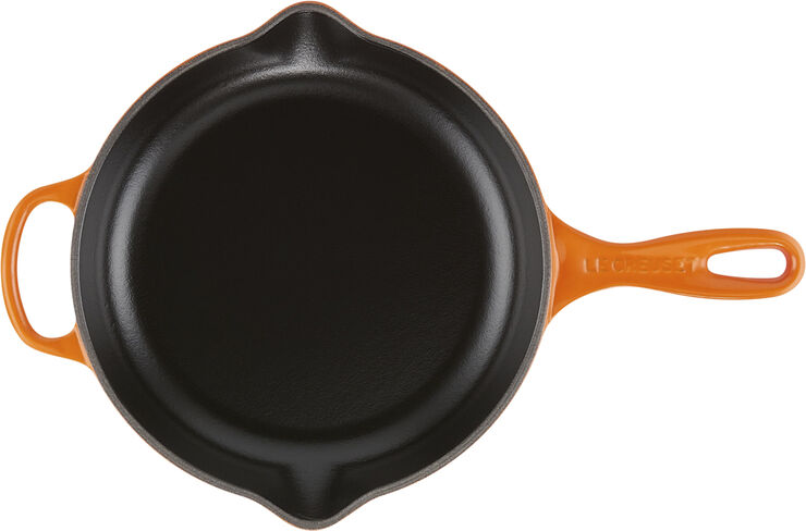 Stegepande i støbejern 23cm Volcanic