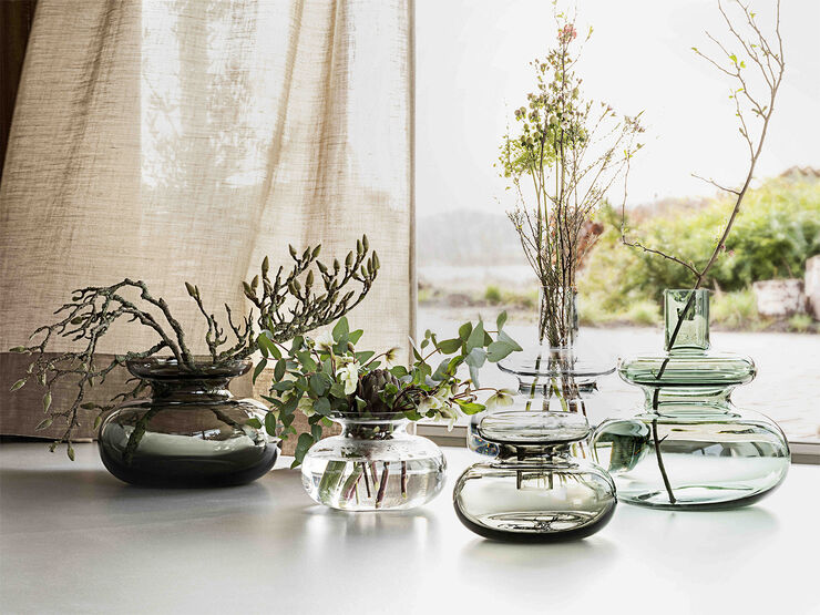 Vase Inu 23 x 25 cm Pure Clear