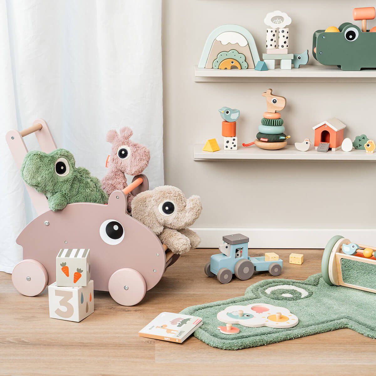 Krammeven Croco Gr&oslash;n 28 cm