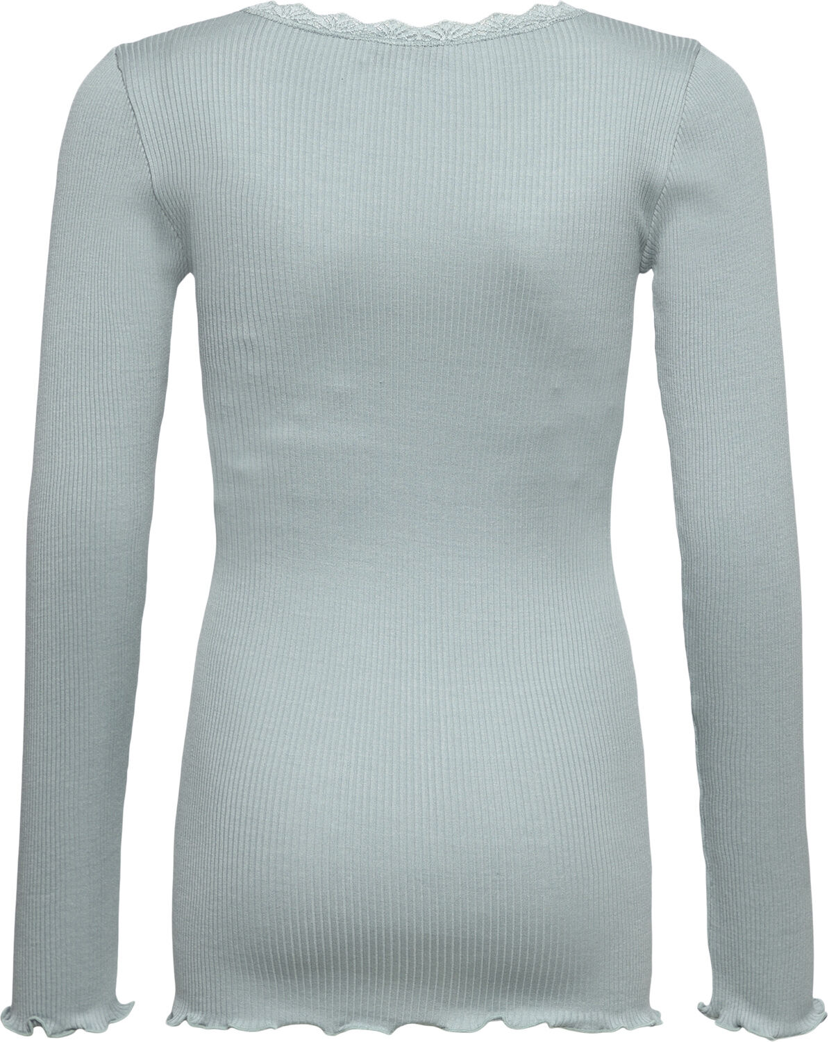 Silk t-shirt w/ lace