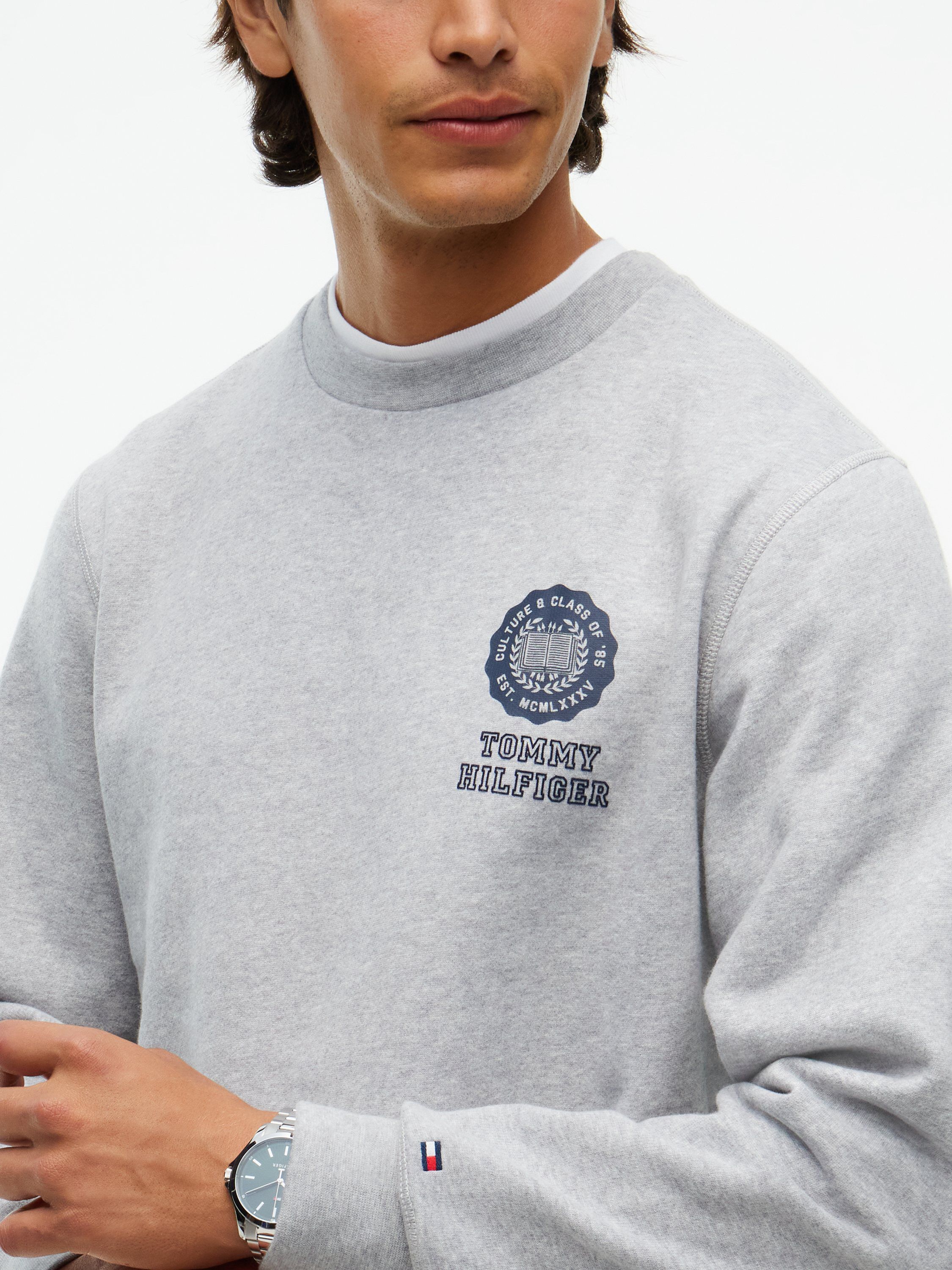 VARSITY ROUNDEL REG FLEECE CREW