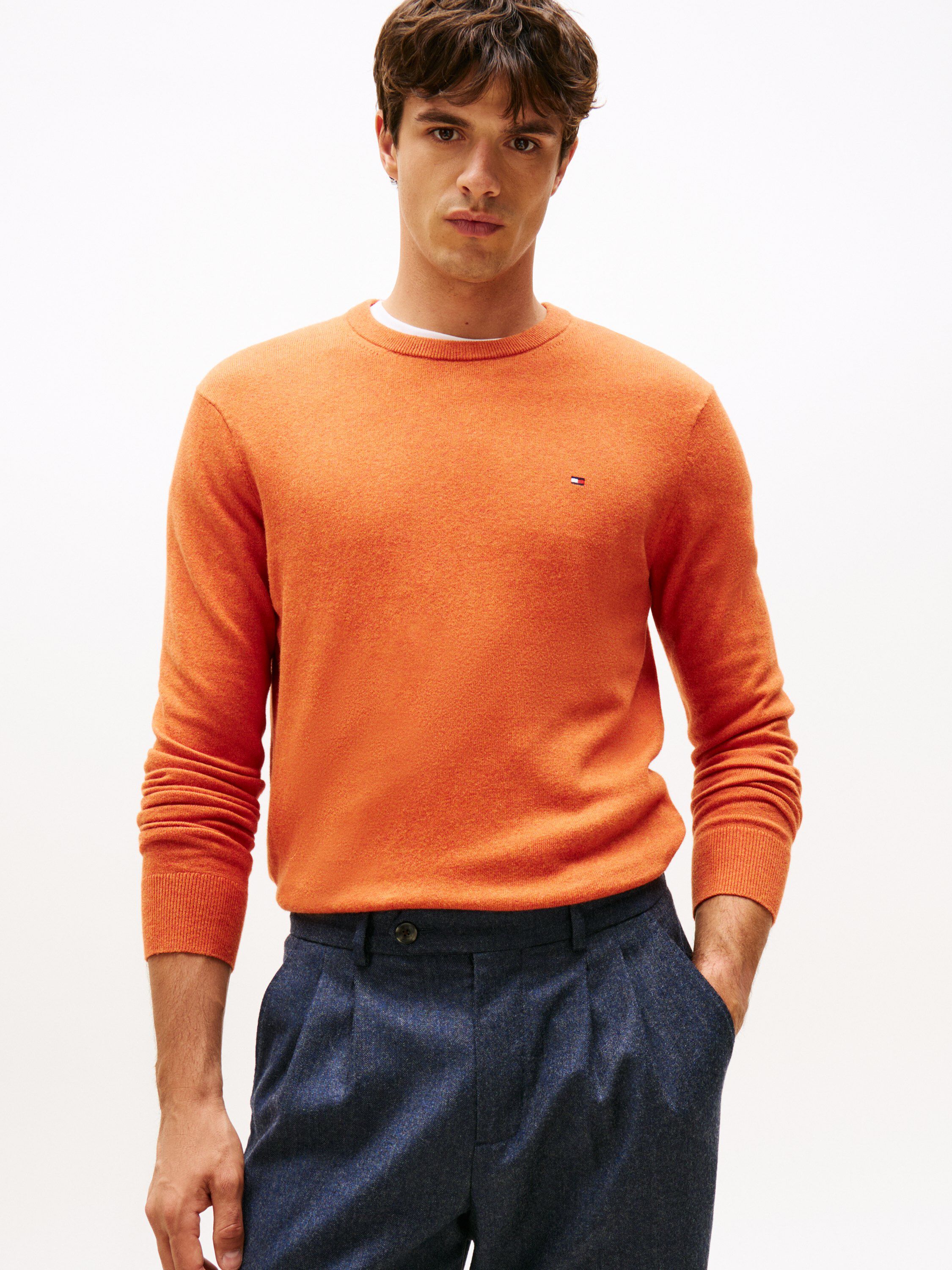 PIMA ORG CTN CASHMERE CREW NECK