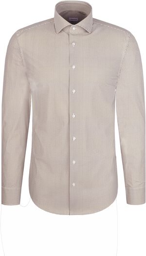 Performance shirt Slim 1/1 Kent-Collar Print