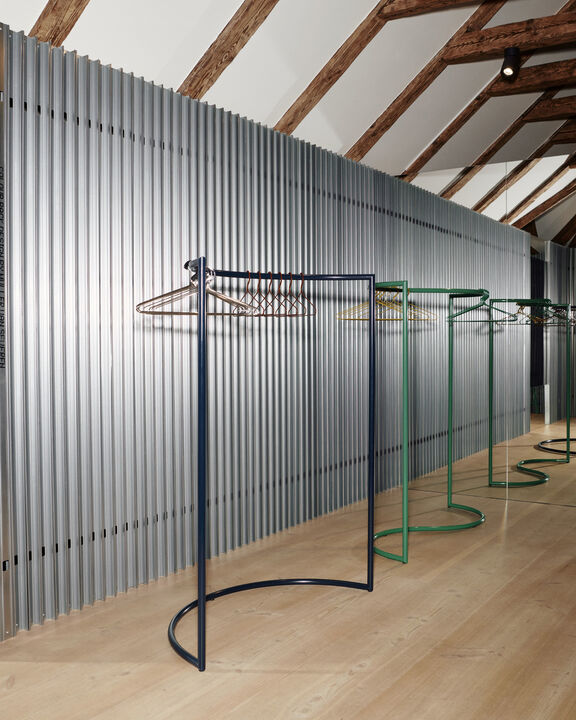 Colour Rack-C-Shape-Steel blue