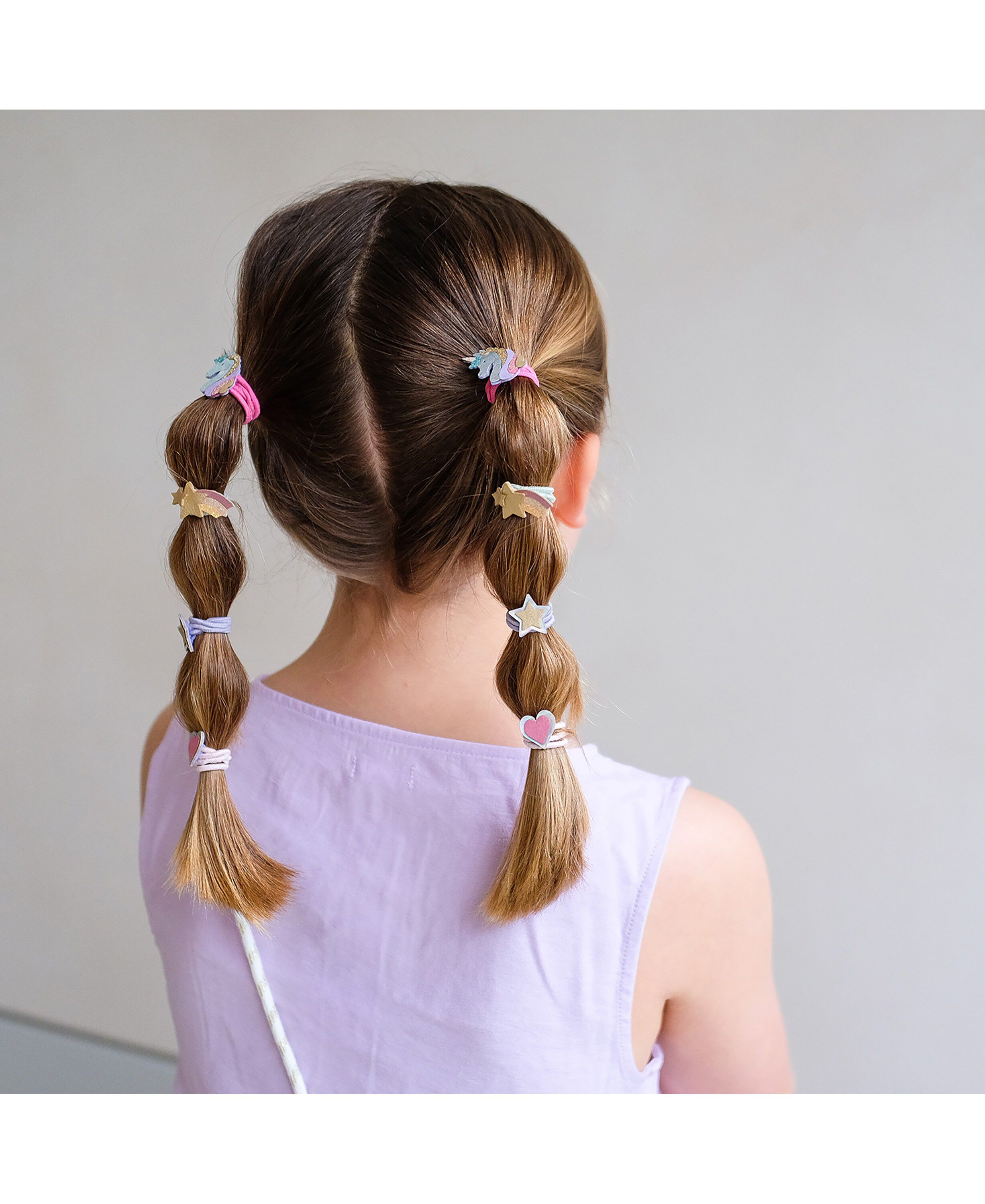 Mimi & Lula - 8 h&aring;relastikker - Mini Dreamy My Little Unicor