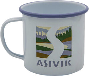 Asivik Emaljekop Logo