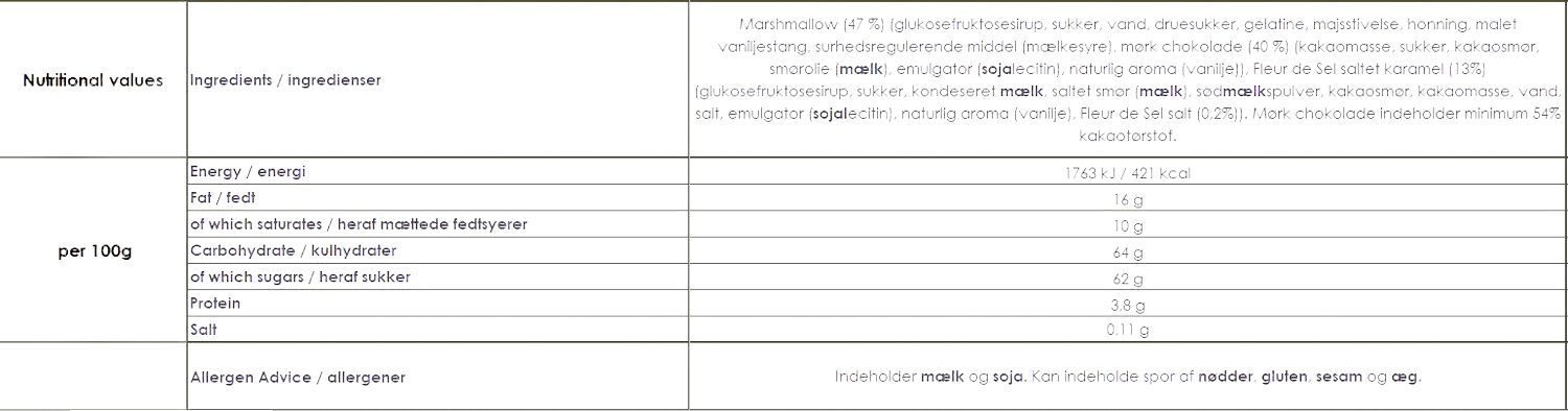 Dark chocolate marshmallows 60 gr