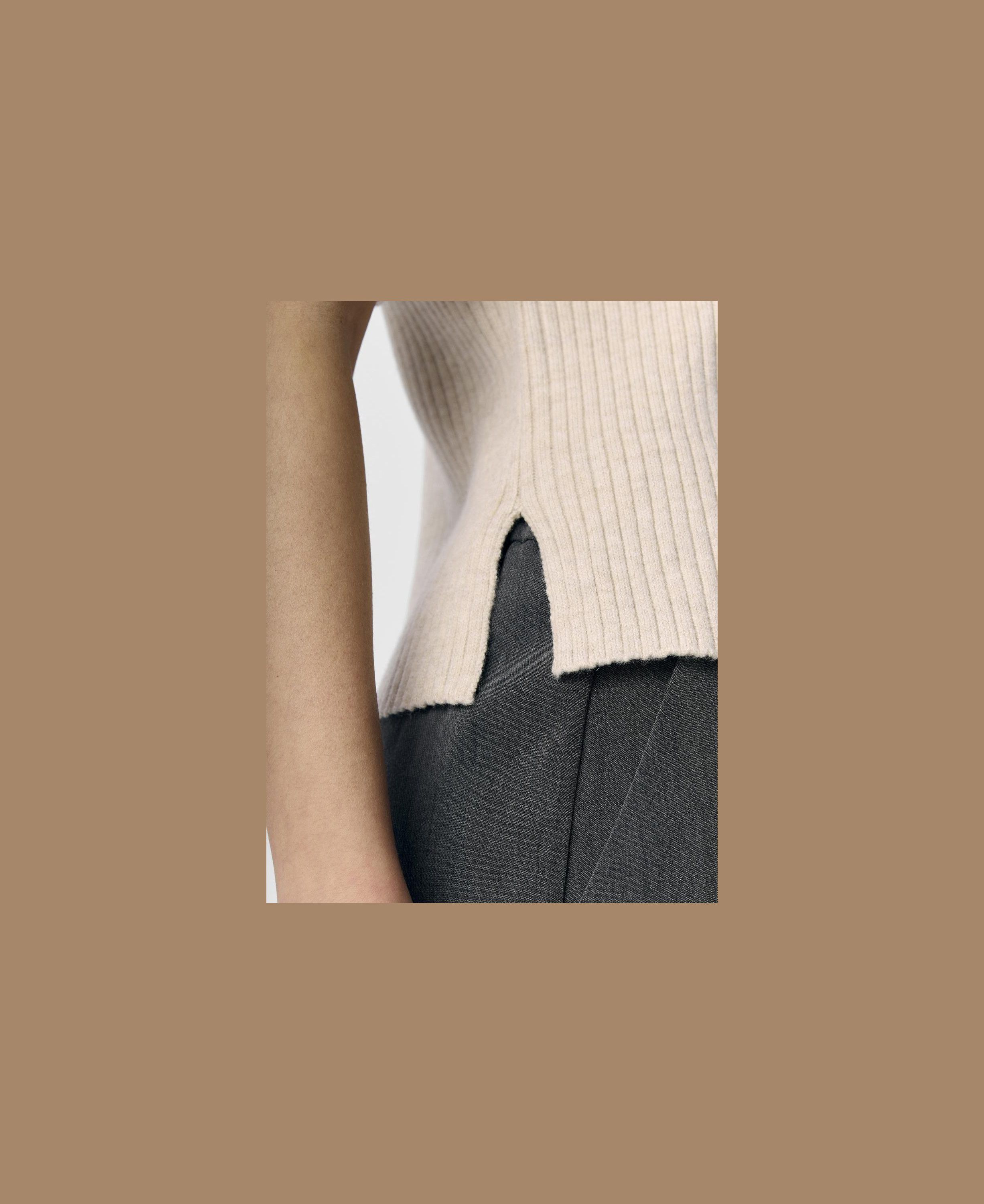 OBJELVA 2/4 RE O-NECK KNIT NOOS