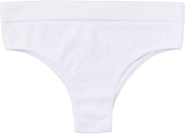 Ribbede brasilianske trusser uden sømme med høj talje