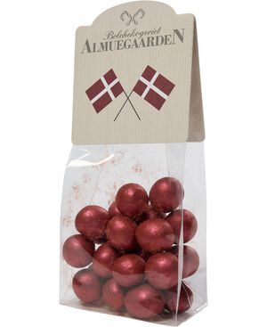 Choko-Lakrids Jordb&aelig;r FLAG, Klodsbundspose