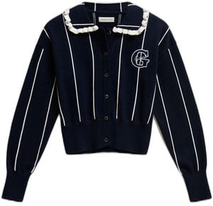 Striped Knitted Cardigan