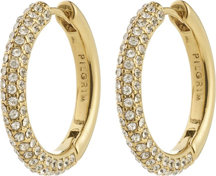 TATUM large hoops gold-plated