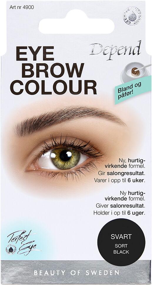 Eyebrow colour Black